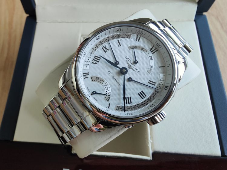 Longines Master Collection Retrograde Automatic Silver Dial  รูปที่ 5
