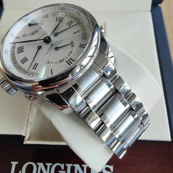 Longines Master Collection Retrograde Automatic Silver Dial  รูปที่ 9