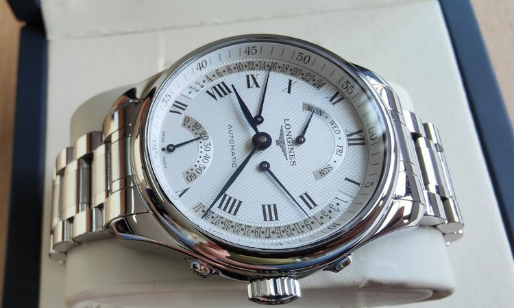Longines Master Collection Retrograde Automatic Silver Dial  รูปที่ 6
