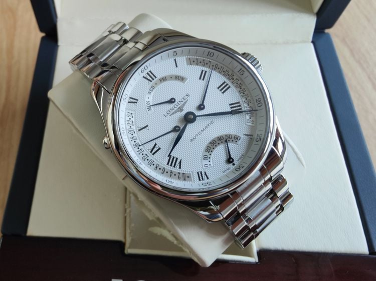 Longines Master Collection Retrograde Automatic Silver Dial  รูปที่ 4