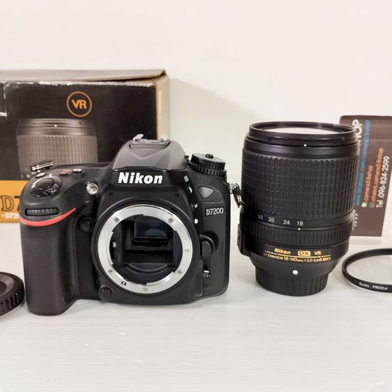 ชุดใหญ่จบ รุ่นนิยม Nikon D7200 Lens 18-140mm.เครื่องศูนย์ไทย ใหม่ๆไม่มีตำหนิ   รูปที่ 2