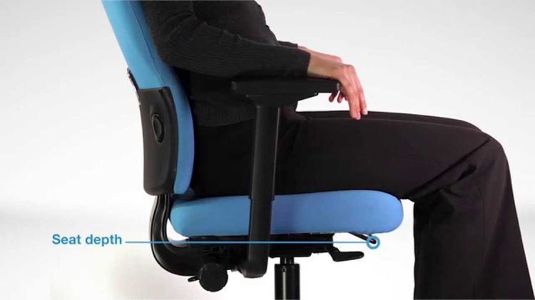 เก้าอี้ทำงานเพื่อสุขภาพ steelcase let's b office chair รูปที่ 7