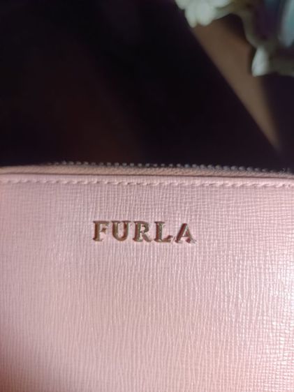 กระเป๋าสตางค์หนังแท้สีชมพู furla รูปที่ 9