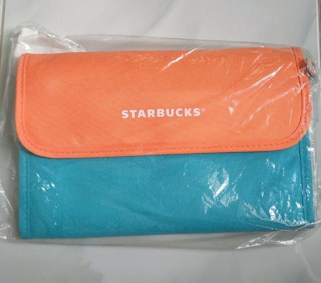 อื่นๆ โพลีเอสเตอร์ ไม่ระบุ ฟ้า กระเป๋าสตาร์บัคส์ Starbucks Folded Crossbody Bag