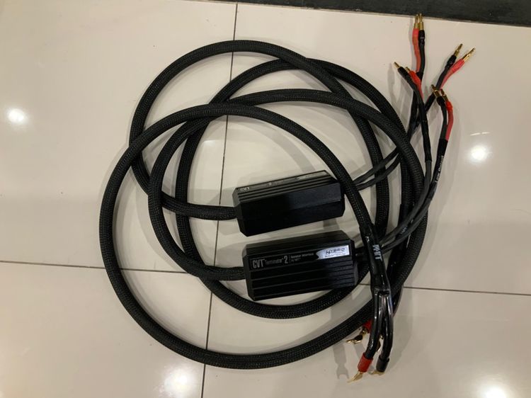 ขายสายลำโพงไฮเอนด์เสียงดีมาก MIT CVT Terminator 2 Hybrid Bi Wire 2.4 M speaker cables made in USA 🇺🇸 ส่งฟรี รูปที่ 5