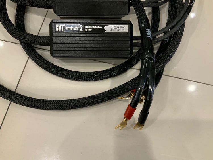 ขายสายลำโพงไฮเอนด์เสียงดีมาก MIT CVT Terminator 2 Hybrid Bi Wire 2.4 M speaker cables made in USA 🇺🇸 ส่งฟรี รูปที่ 4