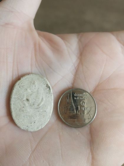 พระเนื้อว่านผสมผงรูปทรงไข่(พระรูปเหมือนพระเกจิ(ไม่ทราบว่าเป็นพระเกจิใด)(ไม่ทราบรุ่นและอายุ)(150401))พระบ้านพระเครื่องรางของมงคล รูปที่ 3