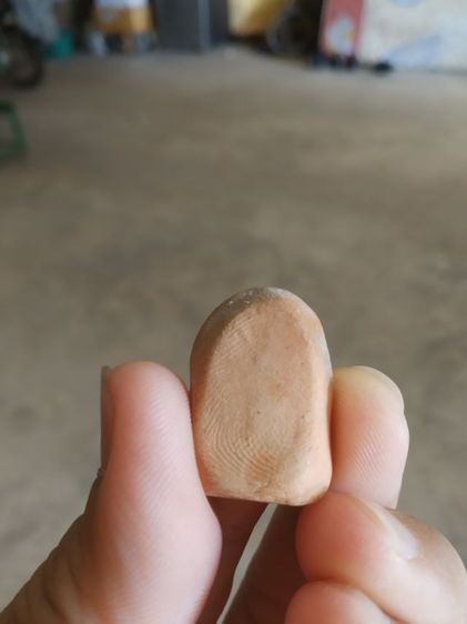 พระเนื้อดิน(พระพิมพ์พระพุทธนั่งปางสมาธิบนฐาน(150402)(พระใหม่ไม่ทราบพระเกจิที่สร้าง))พระบ้านพระเครื่องรางของมงคล รูปที่ 6