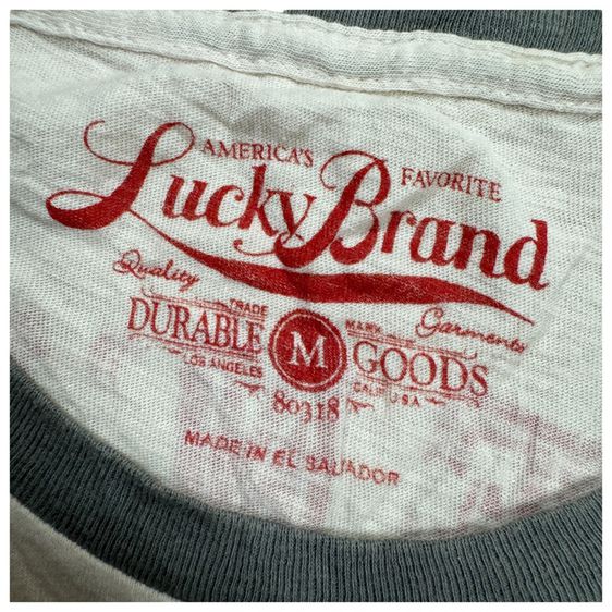 เสื้อยืดผ้านิ่ม Lucky Brand​ Surf Boards Bikes Size M รูปที่ 4