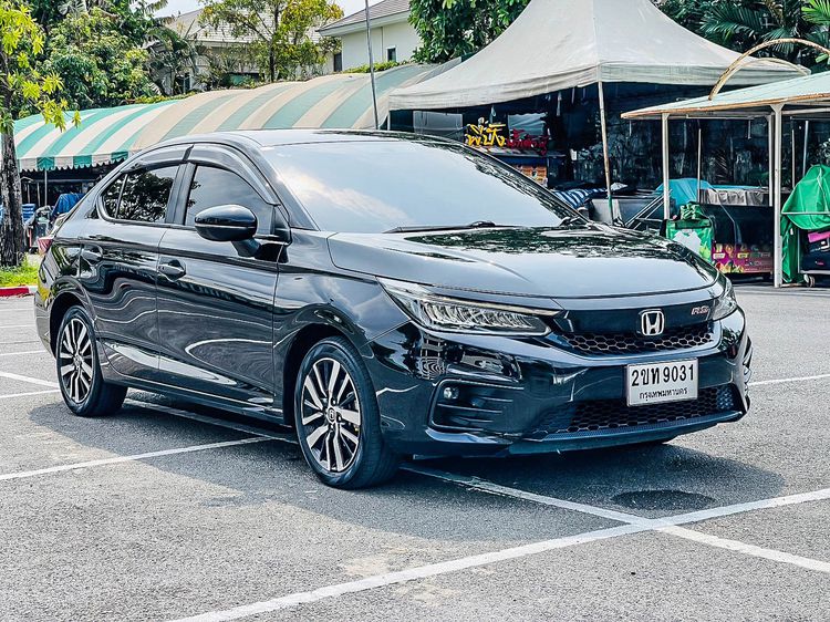 Honda City 2020 1.0 RS Sedan เบนซิน ไม่ติดแก๊ส เกียร์อัตโนมัติ ดำ รูปที่ 3