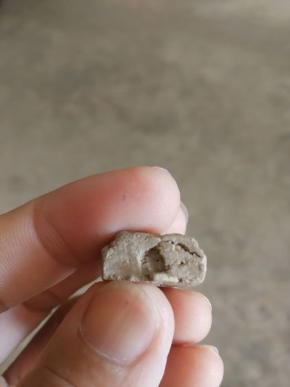 พระเนื้อว่านผสมผง(พระพิมพ์พระเล็บมือนั่งบนฐานบัวหลังมีรอยกดรูปสามเหลี่ยม(150405)(ไม่ทราบพระเกจิที่สร้าง))พระบ้านพระเครื่องรางของมงคล รูปที่ 15