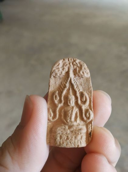 พระเนื้อดิน(พระพิมพ์พระพุทธชินราชพิมพ์ปรกโพธิ์หลังเรียบ(150406)(ไม่ทราบพระเกจิที่สร้าง)(ไม่ทราบรุ่น))พระบ้านพระเครื่องรางของมงคล รูปที่ 4