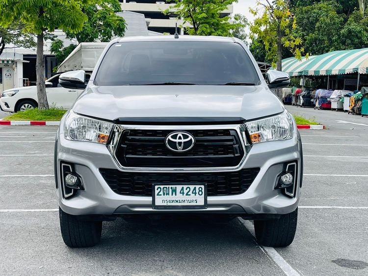 Toyota Hilux Revo 2018 2.4 E Prerunner Pickup ดีเซล ไม่ติดแก๊ส เกียร์ธรรมดา เทา รูปที่ 2