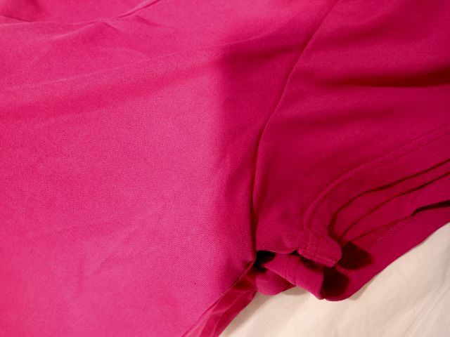 Uniqlo Airism เสื้อผู้หญิง สีจริงชมพูม่วงหรือม่วงอมชมพู size L 86-92 ซม.  อก 32 ยาว 22 แขนยาว 7 นิ้ว วัดจากไหล่ ไม่เคยใส่ เพราะใหญ่ไป รูปที่ 15