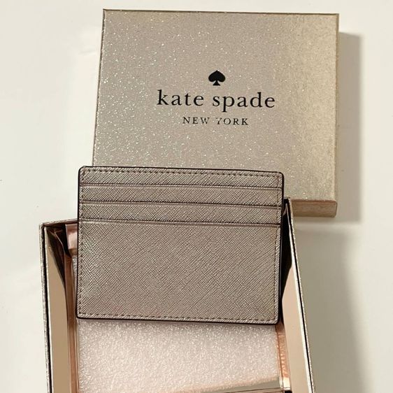 KATE SPADE NEW YORK GLIMMER SMALL SLIM CARD HOLDER รูปที่ 6