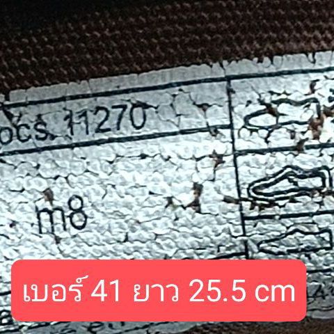 รองเท้ามือสอง สลิปออน Croseเบอร์ 41ยาว 25.5 cm ของแท้ สภาพดี รูปที่ 7