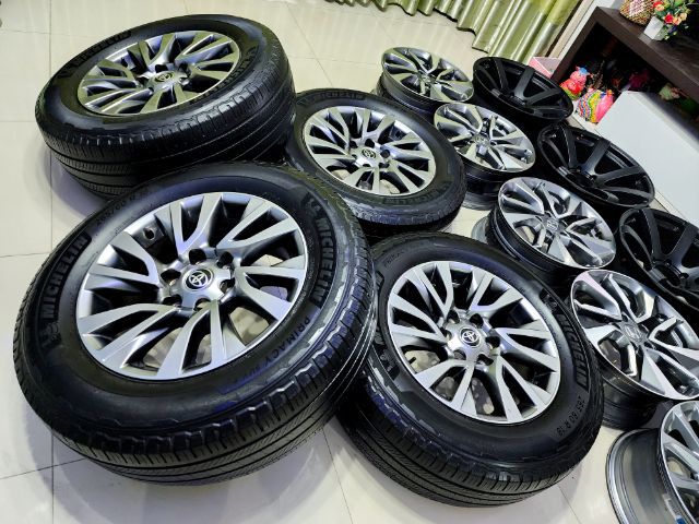 ขายล้อแม็ก Toyota ฟอร์จูนเนอร์ ขอบ18 พร้อมยาง Michelin Primacy SUV ขนาด 265 6018 ปี22 รูปที่ 16
