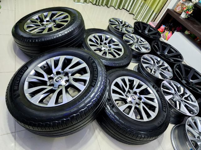 ขายล้อแม็ก Toyota ฟอร์จูนเนอร์ ขอบ18 พร้อมยาง Michelin Primacy SUV ขนาด 265 6018 ปี22 รูปที่ 17
