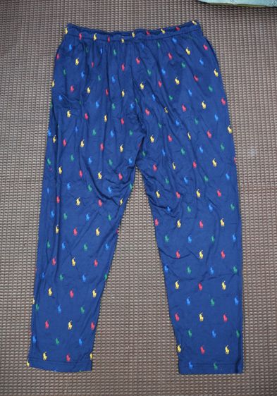 Polo Ralph Lauren Men Black Pajama Pants Logo Woven Sleepwear รูปที่ 7