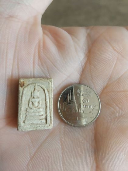 พระเนื้อว่านผสมผงพิมพ์เล็ก(พระพิมพ์พระสมเด็จพิมพ์เล็กหลังเรียบบนฐานสามชั้น(ไม่ทราบพระเกจิที่สร้าง)(160408))พระบ้านหาเครื่องรางของมงคล รูปที่ 7