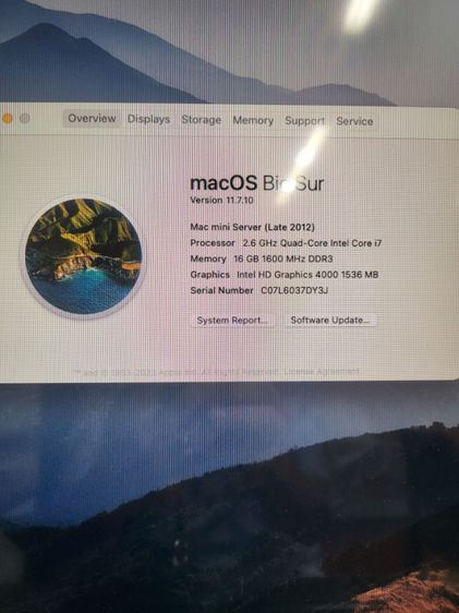 Mac Mini 2012 แรม 16 ssd 512 รูปที่ 7