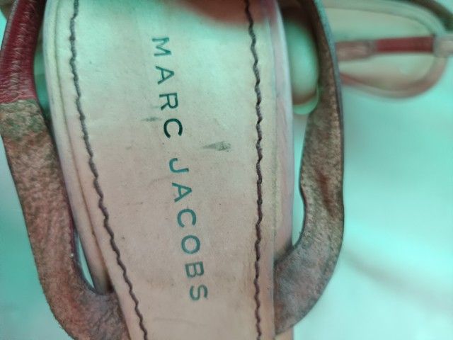 รองเท้าส้นสูงหนังแท้สีชมพู Marc Jacobs รูปที่ 3