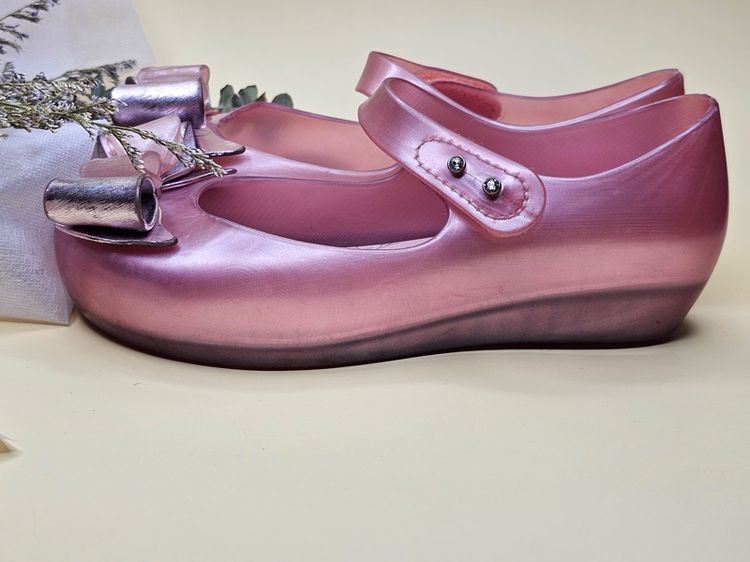รองเท้าเด็กมือสอง Mini Melissa สีชมพู Glossy รูปที่ 7