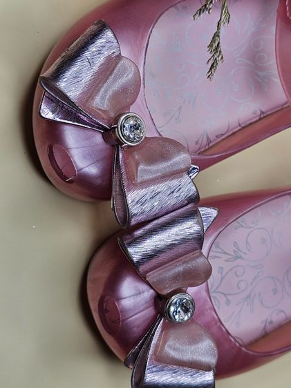 รองเท้าเด็กมือสอง Mini Melissa สีชมพู Glossy รูปที่ 4