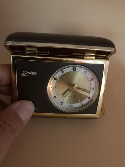 นาฬิกาปลุก แนว Vintage แบบไขลาน สำหรับพกไว้เดินทาง ยี่ห้อ Linden  รูปที่ 13