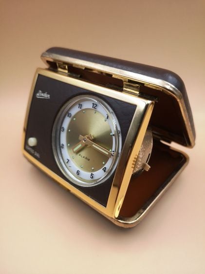 นาฬิกาปลุก แนว Vintage แบบไขลาน สำหรับพกไว้เดินทาง ยี่ห้อ Linden  รูปที่ 4