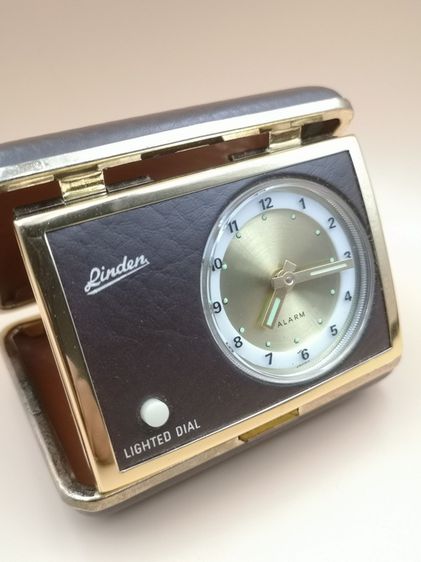 นาฬิกาปลุก แนว Vintage แบบไขลาน สำหรับพกไว้เดินทาง ยี่ห้อ Linden  รูปที่ 6