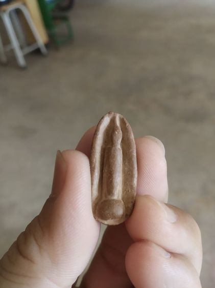 พระเนื้อดินพิมพ์เล็ก(พระพิมพ์พระปางเปิดโลกหลังเรียบ(สภาพไม่สวย)(160411)(ไม่ทราบพระเกจิที่สร้าง))พระบ้านพระเครื่องรางของมงคล รูปที่ 8