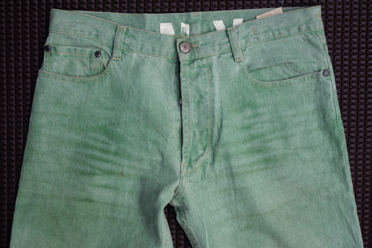 new york industry green mint jeans denim รูปที่ 3