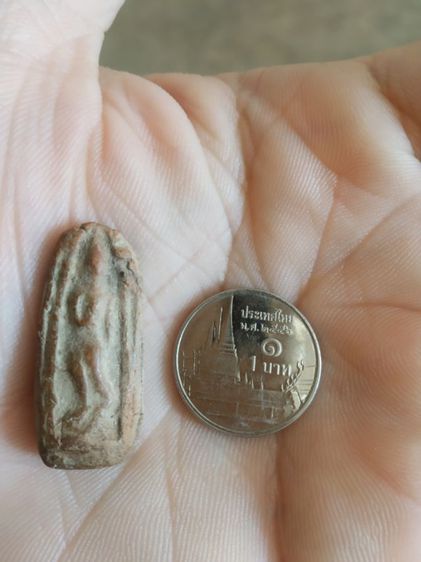 พระเนื้อดินพิมพ์เล็ก(พระปางลีลากำแพงเขย่งหลังเรียบ(ไม่รู้ที่มา)(ไม่ทราบพระเกจิที่สร้าง)(160414))พระบ้านพระเครื่องรางของมงคลพระใหม่ รูปที่ 14