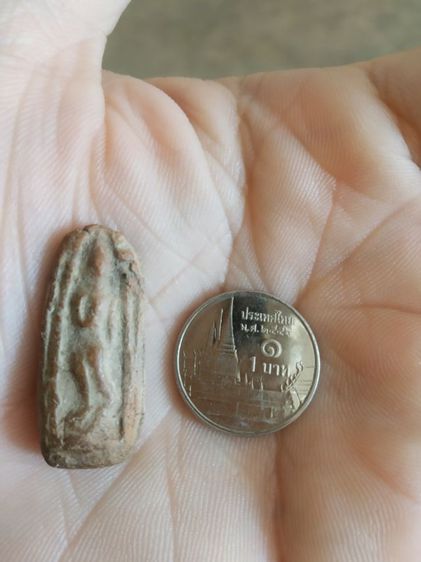 พระเนื้อดินพิมพ์เล็ก(พระปางลีลากำแพงเขย่งหลังเรียบ(ไม่รู้ที่มา)(ไม่ทราบพระเกจิที่สร้าง)(160414))พระบ้านพระเครื่องรางของมงคลพระใหม่ รูปที่ 13