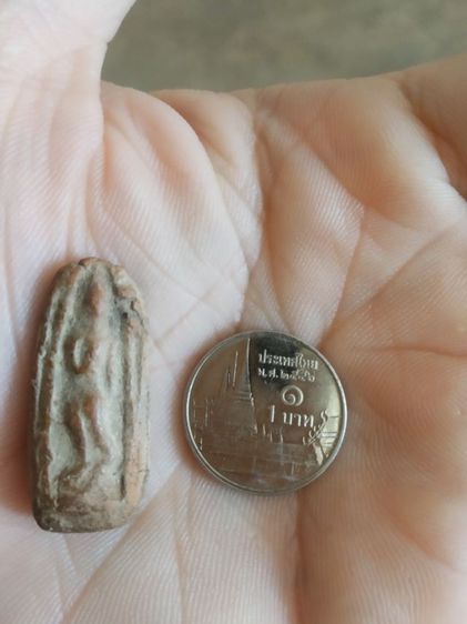 พระเนื้อดินพิมพ์เล็ก(พระปางลีลากำแพงเขย่งหลังเรียบ(ไม่รู้ที่มา)(ไม่ทราบพระเกจิที่สร้าง)(160414))พระบ้านพระเครื่องรางของมงคลพระใหม่ รูปที่ 15