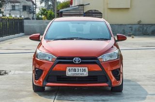 Toyota Yaris 1.2J 5ประตู สีส้ม ปี2017