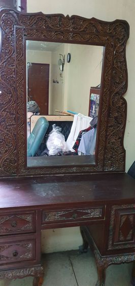 โต๊ะแป้งไม้สัก รูปที่ 2