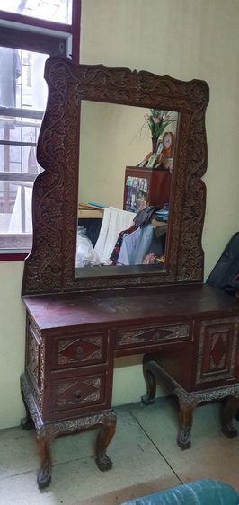 โต๊ะแป้งไม้สัก รูปที่ 3