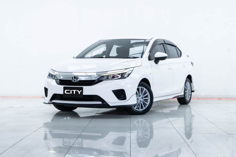 Honda City 2020 1.0 S Sedan เบนซิน ไม่ติดแก๊ส เกียร์อัตโนมัติ ขาว รูปที่ 4