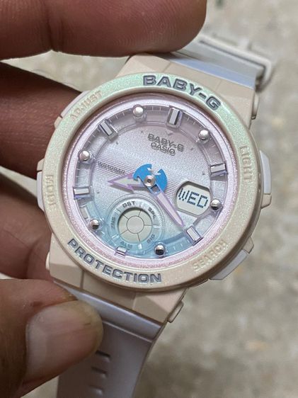 นาฬิกายี่ห้อ CASIO  Baby G ของแท้มือสอง สภาพสวยใหม่มาก มีกล่องเหล็ก  900฿ รูปที่ 2