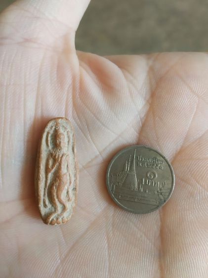 พระเนื้อดินพิมพ์เล็ก(พระปางลีลากำแพงทุ่งเศรษฐี(พระปางลีลากำแพงเม็ดขนุน)(170403)(ไม่ทราบพระเกจิที่สร้าง))พระบ้านพระเครื่องรางของมงคล รูปที่ 3