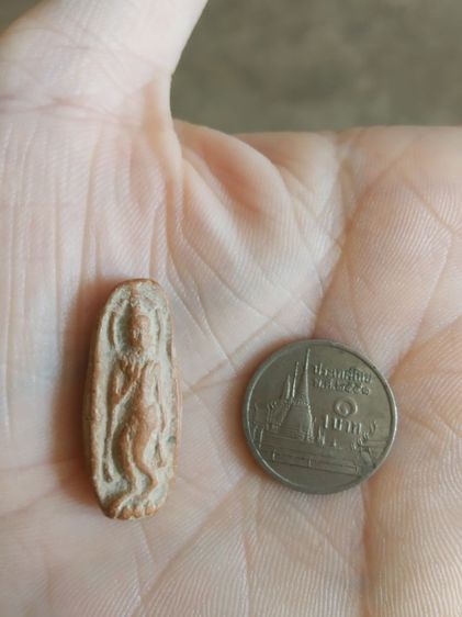 พระเนื้อดินพิมพ์เล็ก(พระปางลีลากำแพงทุ่งเศรษฐี(พระปางลีลากำแพงเม็ดขนุน)(170403)(ไม่ทราบพระเกจิที่สร้าง))พระบ้านพระเครื่องรางของมงคล รูปที่ 4