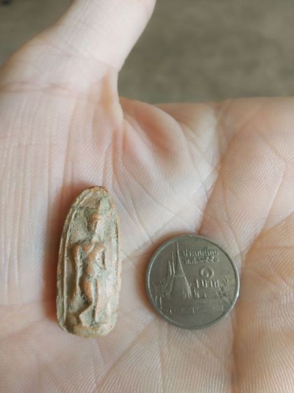 พระเนื้อดินพิมพ์เล็ก(พระพิมพ์พระปางลีลากำแพงนิ้ว(170405)(ไม่ทราบพระเกจิที่สร้าง)(ไม่ทราบอายุและรุ่น))พระบ้านพระเครื่องรางของมงคล รูปที่ 5