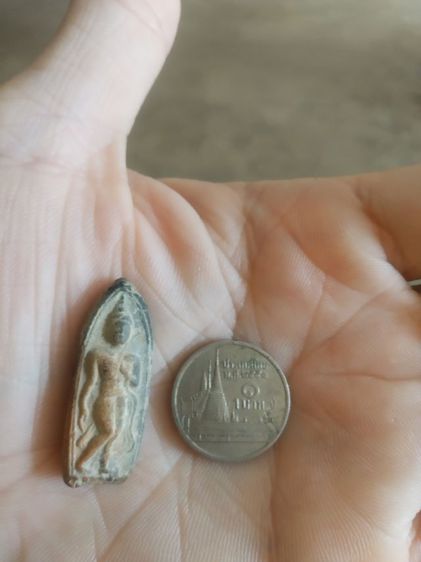 พระเนื้อดินเผาพิมพ์เล็ก(พระพิมพ์พระปางลีลากำแพงนิ้ว(170411)(ไม่ทราบพระเกจิที่สร้าง)(สภาพไม่สวย))พระบ้านพระเครื่องรางของมงคล รูปที่ 2