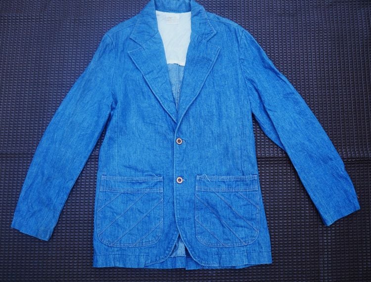 Kings Road sears the king store jeans denim suit medium size made in usa.