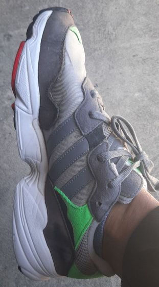 รองเท้า Adidas Yung-96 สีเทา ขนาด 42 ความยาว 27 ซม. รูปที่ 15