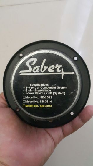 ลำโพงญ๊่ปุ่น SABER 4" แนวเสียงวินเทจ ของใหม่เก่าเก็บ ใช้งานปกติ คู่ละ 500 บาท สนใจทักมาครับ รูปที่ 7