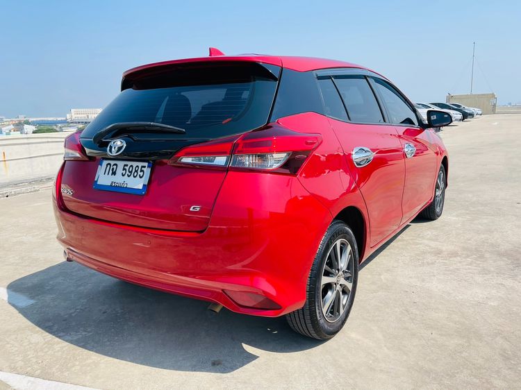 Toyota Yaris 2019 1.2 G Plus Sedan เบนซิน ไม่ติดแก๊ส เกียร์อัตโนมัติ แดง รูปที่ 4