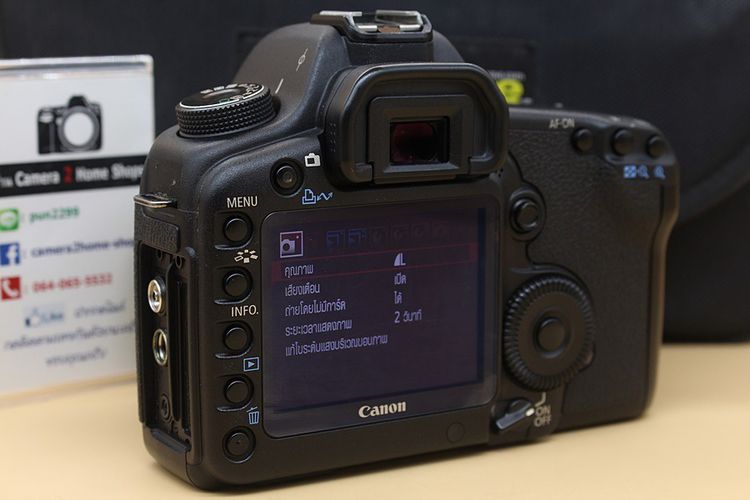 ขาย Canon EOS 5D II + lens EF 50mm II สภาพมีตำหนิตามรูป เมนูไทย ชัตเตอร์ 29,XXX อดีตร้าน ใช้งานได้ปกติทุกระบบ อุปกรณ์พร้อมกระเป๋า  รูปที่ 5